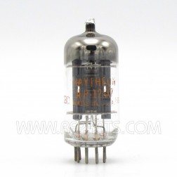 12AX7 JRP Raytheon High Mu Twin Triode Black Plate Audio Tube (NOS)