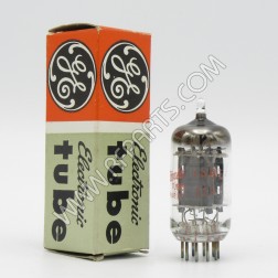 12AX7A General Electric High Mu Twin Triode Grey Plate Audio Tube (NOS)