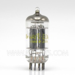 12AX7 Raytheon High Mu Twin Triode Black Plate Audio Tube (NOS)