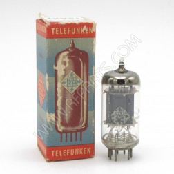 12AX7A / ECC83 Telefunken High Mu Twin Triode Grey Plate Audio Tube West Germany (Pull)