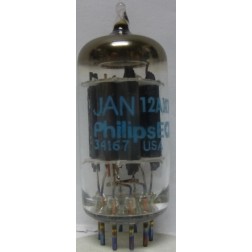 12AX7WA JAN/Philips ECG Electron Tube, Hi-Mu Twin Triode 5960-00-827-8782 (NOS)