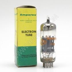 12BH7A Amperex Medium Mu Twin Triode Tube (NOS/NIB)