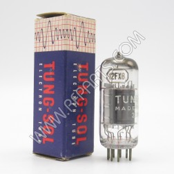 12FX8A Tung Sol, GE, Raytheon Triode-Heptode Tube (NOS/NIB)