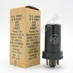 12SF7 Diode Remote Cutoff Pentode Tube (NOS/NIB)