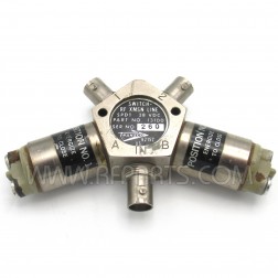 13100 Transco SPDT "Y" BNC Female Relay 28Vdc DC-11GHz (Pull)