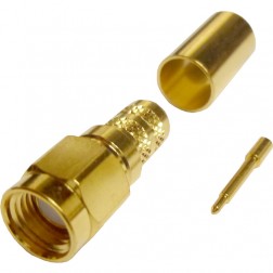 132231 Amphenol SMA Male Crimp Connector for Cable Group X
