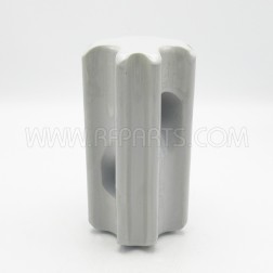1390 Strain Insulator 7 Inch x 3-3/4 Inch with 1 Inch Holes (NOS)