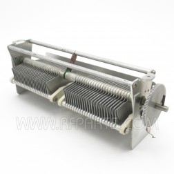 154-513-101 Cardwell Dual Section Air Variable Tuning Capacitor 40-990pf 2.5kv (Pull)