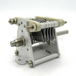 155-2 EF Johnson Variable Capacitor (50F20) 5-54pf 2.3kv 0.045" Gap 9 plates (Pull)