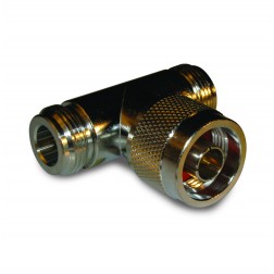 172125 Amphenol Type-N Male to Double Type N Female IN Series TEE Adapter