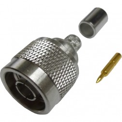 172202 Amphenol Type-N Male Crimp Connector for Cable Group Q