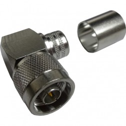172263 Amphenol Right Angle Type-N Male Crimp Connector for Cable Group L2
