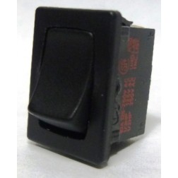 1801-P Rocker Switch, SPST, 6a 250vac (Plain-no lettering), Kema Keur