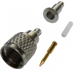 182118 Amphenol Mini-UHF Male Crimp Connector for Cable Group B