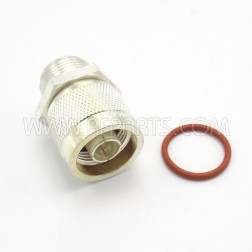 19550 Amphenol Type-N Male Through Hole Panel Mount Chassis Connector (NOS)