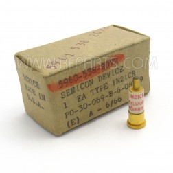 1N21CR Sylvania Silicon Point Contact Mixer Diodes (NOS/NIB)