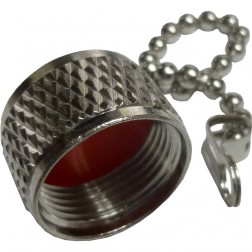 202102 Amphenol UHF or Type N Weather Cap with Chain