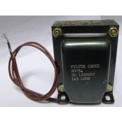 20C54 DC Filter Choke, 8 Henry, 150ma