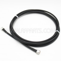 213NMNM-18 Pre-Made Cable assembly, 18' RG213/U with Type-N male connectors installed on both sides