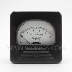 Model 221-T Triplett Vintage 0-10 D.C. Milliamperes Meter (Pull)