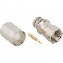 222175 Amphenol 75 Ohm Type-F Male Crimp Connector for Cable Group 7E