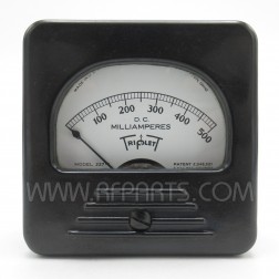 Model 227-T Triplett Vintage 0-500 D.C. Microamperes Meter (Pull)
