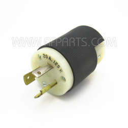231A Hubbell Twist-Lock Plug 20 Amp 125V (NOS)