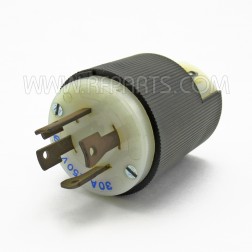 231A Hubbell Twist-Lock 3 Phase Plug 30 Amp 250V (Pull)