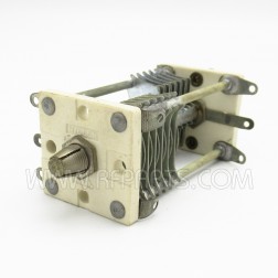 23925 Millen Dual Section Variable Capacitor 7-25pf 3.4kv (NOS)