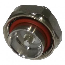 242136 Amphenol 7/16 DIN Male to Type-N Female Between Series Adapter
