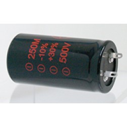 JJ250-500 JJ Electronics Electrolytic Capacitor 250uf 500vdc Radial Lead - Solder Terminals