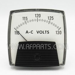 254337PNPN Yokogawa 110-130 AC Volt Big Look Panel Meter (NOS)