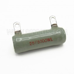 25F5000WL Ward Leonard Wirewound Resistor 5K Ohms 25 Watt (NOS)