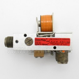 260B-230142 Dow-Key 26.5vdc DPDT Type-N By-Pass Switch (NOS)