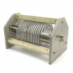 26487 Barker & Williamson Vintage Edgewound Silver Plated Roller Inductor 14.9μH (Pull)
