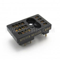 27E213 AMF 16 Pin PCB Mount Relay Socket for 4PDT Relays (NOS)