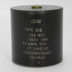 292100B102J00 Cornell Dubilier .001mfd 10kv 10A (NOS)