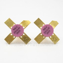 2N5641 MEV NPN Silicon RF Power Transistor 7.0W 175 MHz Matched Pair (2) (NOS)