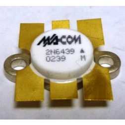 2N6439 MACOM RF Line NPN Silicon Power Transistor 60W, 225 to 400MHz, 28V