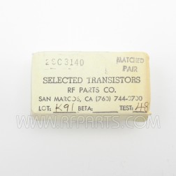 2SC3140 NEC Silicon NPN Transistor Matched Pair (2) (NOS)