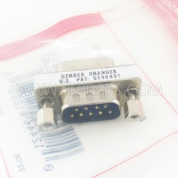 30-9531 Emerson 9-Pin Gender Changer Male to Male Adapter (NOS)