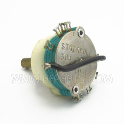 304-77-22 Stackpole Rotary Switch 2 Pole 4 Position Prepped for Install (NOS)