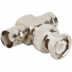 31-208 Amphenol BNC Male to Double BNC Female In-Series Tee Adapter