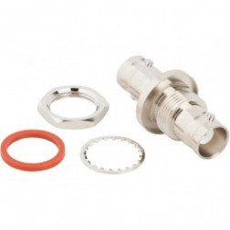 31-220H Amphenol BNC Female to Female In-Series Bulkhead UG-914/U Adapter