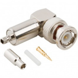 31-316-RFX Amphenol Right Angle BNC Male Crimp Connector for Cable Group B