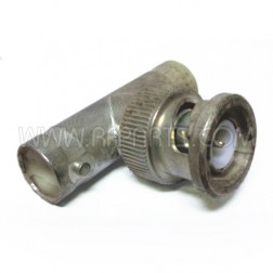 329518 AMP BNC In Series Adapter, Male to Double Female (NOS)