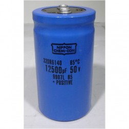 32DR6140 Electrolytic Capacitor, 12500uf 50v, Computer Grade, Nippon Chemicon