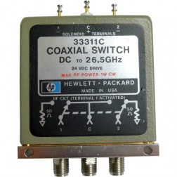 33311C Coax Switch, DC to 26.5 GHz, SMA, Hewlett Packard