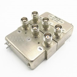 360-11897-21 Joslyn DPDT 28VDC TNC Female Relay DC-6GHz (NOS)