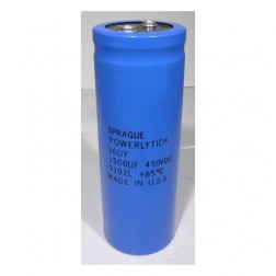36DY1500-450 Sprague Powerlytic Capacitor 1500uf 450vdc Computer Grade (NOS)